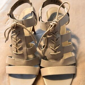 Franco Sarto Lace Up Heeled Sandals